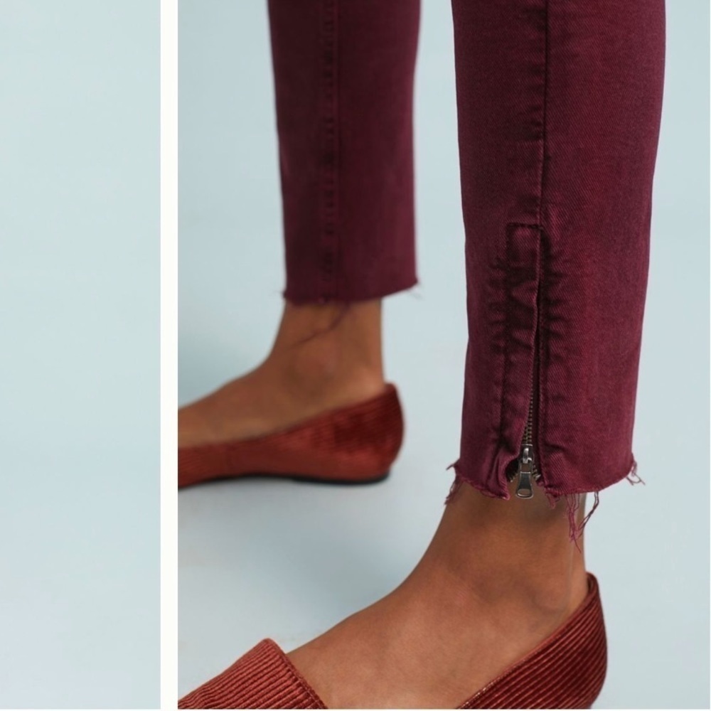 PAIGE NWT Anthropologie Hoxton High-Rise Skinny Jeans Size 25. - Picture 6 of 8